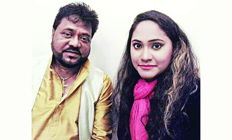 Andrew Kishore Surprises Ronti Das on Her Birthday
